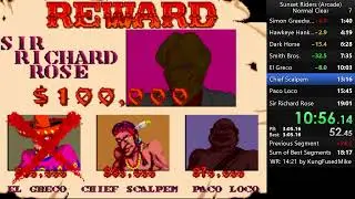 Sunset Riders Arcade Bob Normal Clear Speedrun 18:38