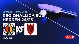 Post SV Mühlhausen II vs. SV DJK Eggolsheim | Tischtennis Saison 24/25 - Tisch 2