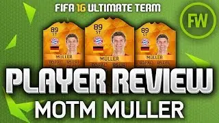 FIFA 16 MOTM MULLER (89) *AT STRIKER* PLAYER REVIEW (FIFA 16 ULTIMATE TEAM)