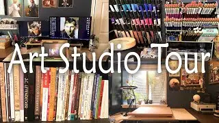 What's In My Art Studio? Join Me For a Studio Tour!