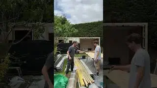 5.4m x 3.0m Garden Room, with side storage and decking