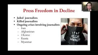 Distinguished Speakers Series 2022: Press Freedom in Crisis