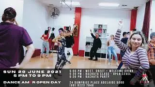 Bachata Class & Social Party | Dance Amor Open Day | Sunday 20 June 21  Adelaide Dance Studio