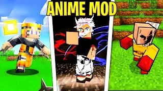 BEST ANIME MOD FOR MINECRAFT PE 1.21