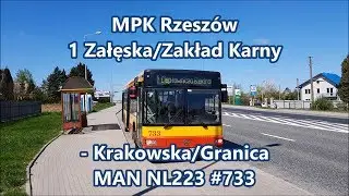 MPK Rzeszów - linia 1, MAN NL223 #733