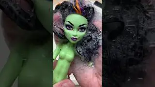 ✨Fixing Casta Fierce's Hair✨ Monster High Doll #monsterhigh #hairtutorial #dolls