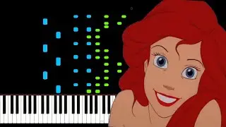 Jig - The Little Mermaid Piano Tutorial