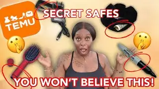 Here&rsquo;s how to HIDE your Money while traveling SOLO!😮Temu SECRET Safes |Travel Finds