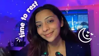 eyes-closed guided sleep asmr | simple exercises, visualisation, countdown