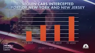 Stolen cars found in shipping containers at the Port of New York and New Jersey