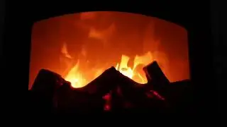 HOFF USB Battery Powered Creative Flame Fireplace Lamp