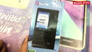 Qmobile X4 Pro with long battery life Unboxing and hands on