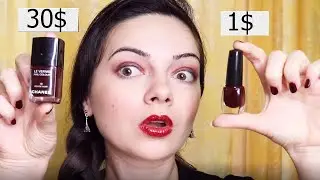 ЛЮКС VS Бюджет! Лак Chanel Rouge Noir 18 тест +отзыв