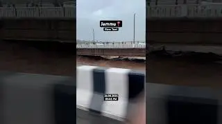 Jammu : River Tawi 📍 #shorts #jammu #monsoon #rivertawi #tawibridge #jammukashmir #jammuandkashmir