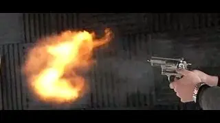 Ruger Alaskan 44mag snubnose in slow motion, 600 frames/sec