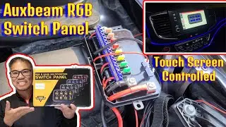 How to install Auxbeam LED Switch Panel AR-800