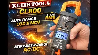 Klein Tools CL800 digitales AC/DC-Zangenmessgerät True RMS LOZ + MEHR