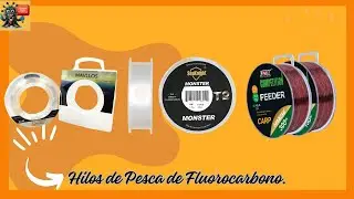 🔥Los 3 mejores Hilos DE PESCA DE FLUOROCARBONO de Aliexpress 2025 Sedal de Pesca✅Lineas de Pesca.