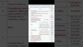 TANCET 2023 Counselling: Tentative Date Allotment  #tancet2023 #mba #mca #admission2023