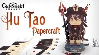 Genshin Impact: Hu Tao Paperized