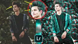 Lightroom red blue effect photo editing | Lightroom background colour change photo editing 2022