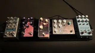 OBNE BL-44 Reverse & Sunlight Dynamic Reverb || Ambient Sounds Pedal Demo