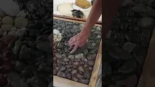 DIY Rock Mosaic Stepping Stone