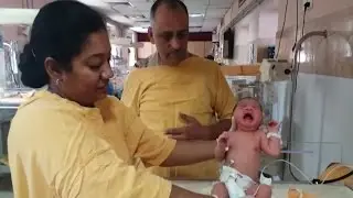 Abandoned Baby Girl in Delhi Gets New Lease of Life