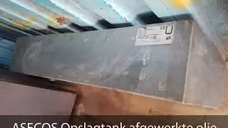 ASECOS Opslagtank afgewerkte olie