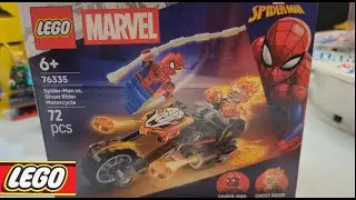 Lego Ghost Rider vs Spiderman