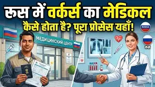 Russia 🇷🇺 Me Kaam Karne Walo Ka Medical Kaisa Hota Hai ? || Russia Ka Medical || Russia Work Job || 