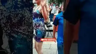 La Diva De Morazan Bailando Con Corcholata #corcholata #plazalibertad #lalibertad #shorts #vloguera