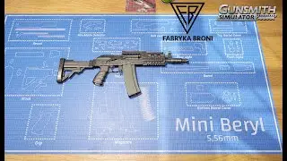 Mini Beryl Compact Assault Rifle 5.56mm Restoration - Fabryka Broni DLC - Gunsmith Simulator