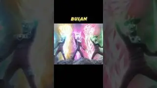 bulan & ksatria version ultraman regulos,leo,&satra vs absolute diavolo #shorts #ultraman