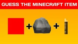 Guess the Minecraft item with (emoji)