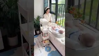 Baby Storage Trolley Organizer for Everyday Convenience#babyproducts  #babycare #babygear