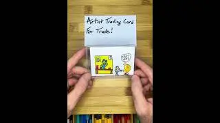 That&rsquo;s Art?: 2024 + 2025 Artist Trading Card Available for Trade! No.37. Table Talk