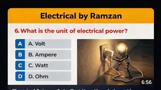 Electrical Knowledge Test ⚡ | Easy MCQs Quiz ( Test your knowledge for electrical )#electricalquiz