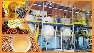 Efficient cooking oil refinery machine | edible oil refining plant | cooking oil making plant