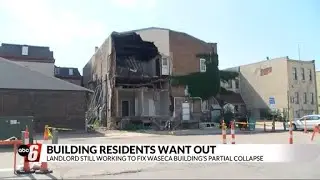 Landlord still working to fix Waseca building's partial collapse, but residents want out