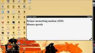 Setting Modem ADSL2