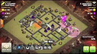 Best th9 war bases- with replays