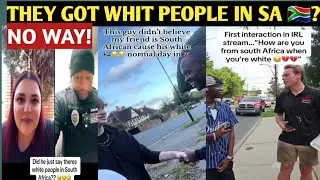 BLACK PEOPLE SHOCKED TO SEE WHITE SOUTH AFRICANS EXIST IN SOUTH AFRICA - See  Reactions 