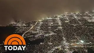Dust storm known as a haboob rolls through Tempe, Arizona