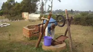 Drawing water from a well