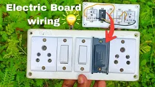 2 switch 2 socket 1 fuse connection | Extension Board Wiring Kaise Karen