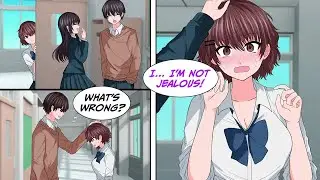 [Manga Dub] My cold childhood friend saw me chatting with a cute girl&hellip; and froze up [RomCom]