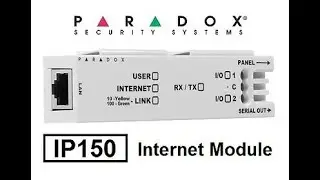 Сетевой модуль Paradox IP150, нужен для управления сигнализацией с телефона. Передача отчетов.