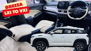 Brezza lxi to zxi | Brezza 2025 Lxi modified | Brezza best interior | Brezza luxury modified