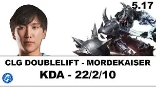 CLG Doublelift - Mordekaiser vs Caitlyn - Kr Duo Aphro